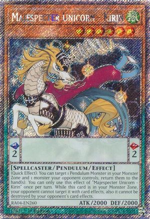 Majespecter Unicorn - Kirin (Platinum Secret Rare) (RA04-EN260) - Quarter Century Stampede 1st Edition - Premium Yugioh Single from Konami - Just $0.25! Shop now at Game Crave Tournament Store