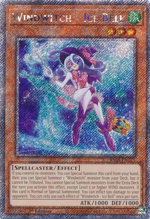 Windwitch - Ice Bell (Platinum Secret Rare) (RA04-EN273) - Quarter Century Stampede 1st Edition - Premium Yugioh Single from Konami - Just $0.25! Shop now at Game Crave Tournament Store