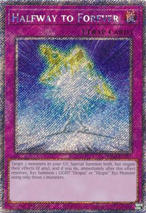 Halfway to Forever (Platinum Secret Rare) (RA04-EN285) - Quarter Century Stampede 1st Edition - Premium Yugioh Single from Konami - Just $0.25! Shop now at Game Crave Tournament Store