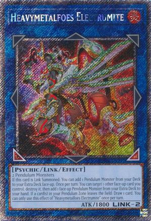 Heavymetalfoes Electrumite (Platinum Secret Rare) (RA04-EN292) - Quarter Century Stampede 1st Edition - Premium Yugioh Single from Konami - Just $0.42! Shop now at Game Crave Tournament Store