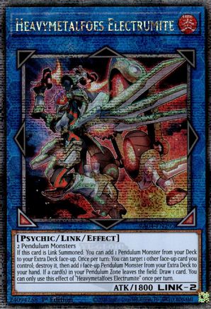 Heavymetalfoes Electrumite (Quarter Century Secret Rare) (RA04-EN292) - Quarter Century Stampede 1st Edition - Premium Yugioh Single from Konami - Just $4.90! Shop now at Game Crave Tournament Store