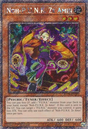 Noh-P.U.N.K. Ze Amin (Platinum Secret Rare) (RA04-EN293) - Quarter Century Stampede 1st Edition - Premium Yugioh Single from Konami - Just $0.29! Shop now at Game Crave Tournament Store