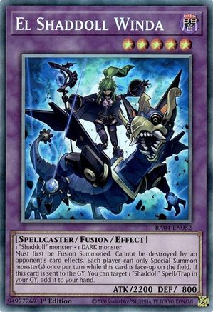 El Shaddoll Winda (PCR) (RA04-EN052) - Quarter Century Stampede 1st Edition - Premium Yugioh Single from Konami - Just $0.25! Shop now at Game Crave Tournament Store