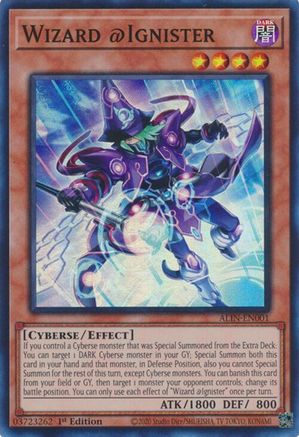 Wizard @Ignister (ALIN-EN001) - Alliance Insight 1st Edition - Premium Yugioh Single from Konami - Just $0.25! Shop now at Game Crave Tournament Store
