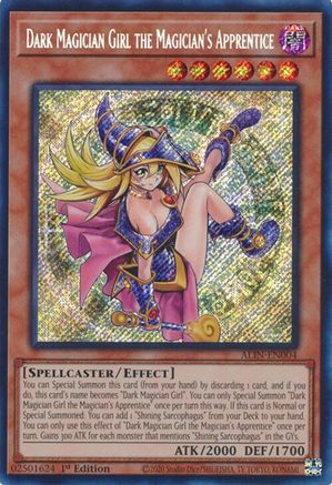 Dark Magician Girl the Magician's Apprentice (ALIN-EN004) - Alliance Insight 1st Edition - Premium Yugioh Single from Konami - Just $8.25! Shop now at Game Crave Tournament Store