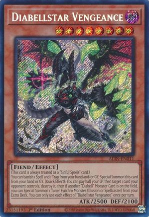 Diabellstar Vengeance (ALIN-EN011) - Alliance Insight 1st Edition - Premium Yugioh Single from Konami - Just $2.17! Shop now at Game Crave Tournament Store
