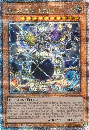 Regenesis Lord (Quarter Century Secret Rare) (ALIN-EN017) - Alliance Insight 1st Edition - Premium Yugioh Single from Konami - Just $19.11! Shop now at Game Crave Tournament Store