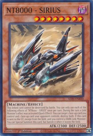 NT8000 - SIRIUS (ALIN-EN030) - Alliance Insight 1st Edition - Premium Yugioh Single from Konami - Just $0.25! Shop now at Game Crave Tournament Store