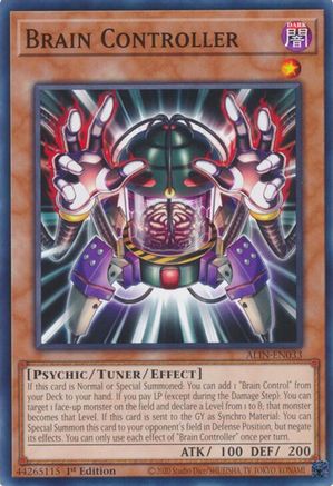 Brain Controller (ALIN-EN033) - Alliance Insight 1st Edition - Premium Yugioh Single from Konami - Just $0.25! Shop now at Game Crave Tournament Store