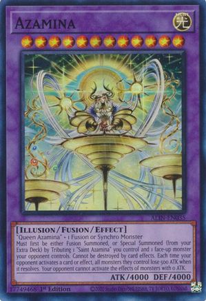 Azamina (card) (ALIN-EN035) - Alliance Insight 1st Edition - Premium Yugioh Single from Konami - Just $0.25! Shop now at Game Crave Tournament Store