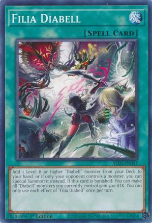 Filia Diabell (ALIN-EN057) - Alliance Insight 1st Edition - Premium Yugioh Single from Konami - Just $0.25! Shop now at Game Crave Tournament Store