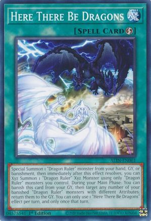 Here There Be Dragons (ALIN-EN061) - Alliance Insight 1st Edition - Premium Yugioh Single from Konami - Just $0.25! Shop now at Game Crave Tournament Store
