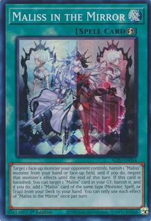 Maliss in the Mirror (ALIN-EN064) - Alliance Insight 1st Edition - Premium Yugioh Single from Konami - Just $0.25! Shop now at Game Crave Tournament Store