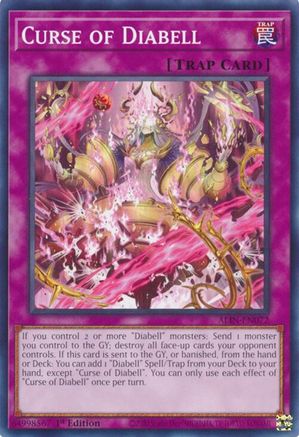 Curse of Diabell (ALIN-EN072) - Alliance Insight 1st Edition - Premium Yugioh Single from Konami - Just $0.25! Shop now at Game Crave Tournament Store