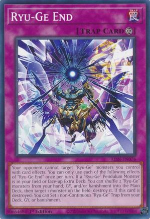 Ryu-Ge End (ALIN-EN076) - Alliance Insight 1st Edition - Premium Yugioh Single from Konami - Just $0.25! Shop now at Game Crave Tournament Store