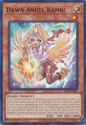 Dawn Angel Kambi (ALIN-EN081) - Alliance Insight 1st Edition - Premium Yugioh Single from Konami - Just $0.25! Shop now at Game Crave Tournament Store