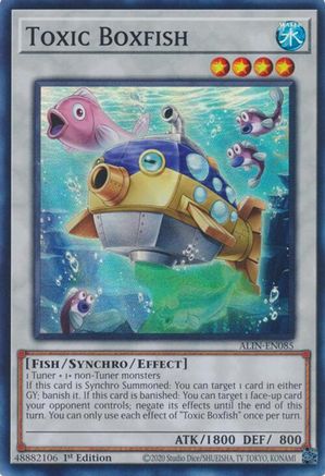 Toxic Boxfish (ALIN-EN085) - Alliance Insight 1st Edition - Premium Yugioh Single from Konami - Just $0.25! Shop now at Game Crave Tournament Store