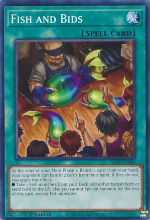 Fish and Bids (ALIN-EN086) - Alliance Insight 1st Edition - Premium Yugioh Single from Konami - Just $0.25! Shop now at Game Crave Tournament Store