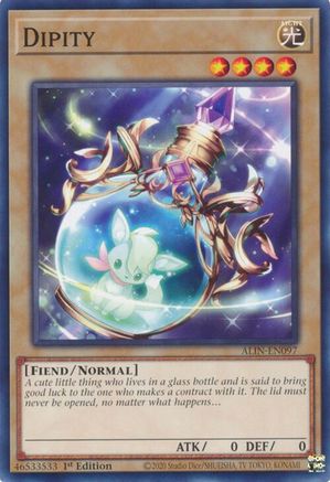 Dipity (ALIN-EN097) - Alliance Insight 1st Edition - Premium Yugioh Single from Konami - Just $0.25! Shop now at Game Crave Tournament Store