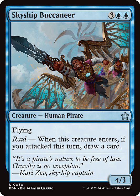 Skyship Buccaneer (FDN-050) - Foundations Foil - Premium MTG Single from Wizards of the Coast - Just $0.25! Shop now at Game Crave Tournament Store