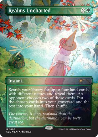 Realms Uncharted (Rainbow Foil) (SLD-1895) - Secret Lair Drop Series Foil - Premium MTG Single from Wizards of the Coast - Just $5.83! Shop now at Game Crave Tournament Store