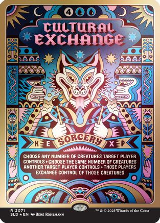 Cultural Exchange (Rainbow Foil) (SLD-2071) - Secret Lair Drop Series Foil - Premium MTG Single from Wizards of the Coast - Just $0.49! Shop now at Game Crave Tournament Store