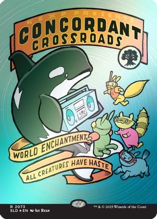 Concordant Crossroads (2073) (Rainbow Foil) (SLD-2073) - Secret Lair Drop Series Foil - Premium MTG Single from Wizards of the Coast - Just $3.71! Shop now at Game Crave Tournament Store