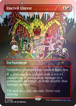 Uncivil Unrest (Rainbow Foil) (SLD-2008) - Secret Lair Drop Series Foil - Premium MTG Single from Wizards of the Coast - Just $2.10! Shop now at Game Crave Tournament Store