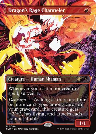 Dragon's Rage Channeler (2048) (SLD-2048) - Secret Lair Drop Series - Premium MTG Single from Wizards of the Coast - Just $4.53! Shop now at Game Crave Tournament Store