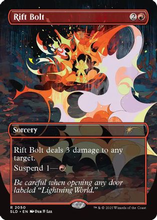 Rift Bolt (2050) (SLD-2050) - Secret Lair Drop Series - Premium MTG Single from Wizards of the Coast - Just $0.86! Shop now at Game Crave Tournament Store