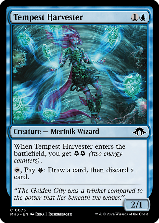 Tempest Harvester (MH3-073) - Modern Horizons 3 - Premium MTG Single from Wizards of the Coast - Just $0.25! Shop now at Game Crave Tournament Store