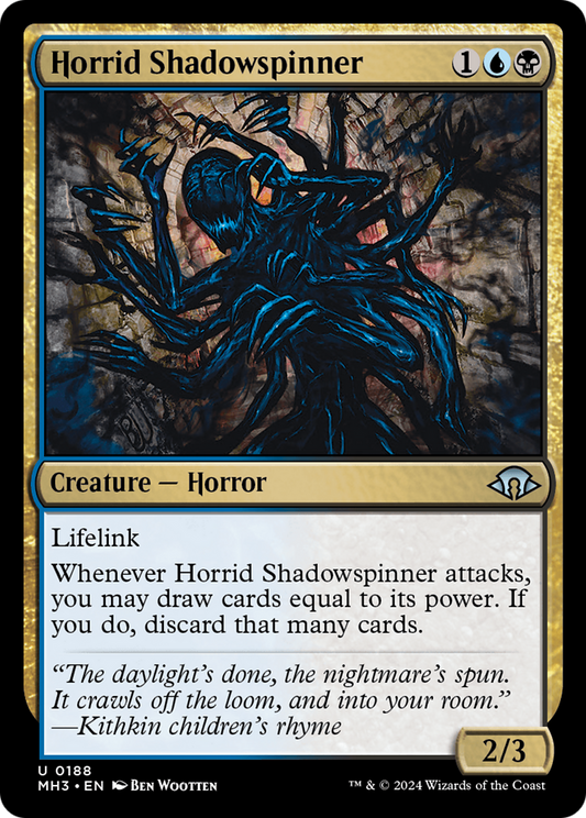 Horrid Shadowspinner (MH3-188) - Modern Horizons 3 - Premium MTG Single from Wizards of the Coast - Just $0.25! Shop now at Game Crave Tournament Store