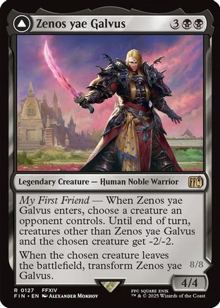 Zenos Yae Galvus (FIN-127) - FINAL FANTASY Foil - Premium MTG Single from Wizards of the Coast - Just $0.22! Shop now at Game Crave Tournament Store