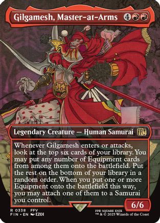Gilgamesh, Master-at-Arms (Borderless) (FIN-338) - FINAL FANTASY Foil - Premium MTG Single from Wizards of the Coast - Just $1.37! Shop now at Game Crave Tournament Store