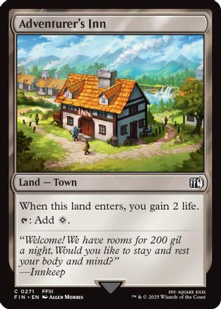 Adventurer's Inn (FIN-271) - FINAL FANTASY - Premium MTG Single from Wizards of the Coast - Just $0.08! Shop now at Game Crave Tournament Store