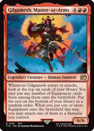 Gilgamesh, Master-at-Arms (FIN-139) - FINAL FANTASY - Premium MTG Single from Wizards of the Coast - Just $0.10! Shop now at Game Crave Tournament Store