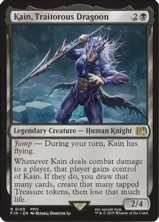Kain, Traitorous Dragoon (FIN-105) - FINAL FANTASY - Premium MTG Single from Wizards of the Coast - Just $0.08! Shop now at Game Crave Tournament Store