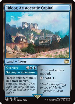 Jidoor, Aristocratic Capital (FIN-284) - FINAL FANTASY Foil - Premium MTG Single from Wizards of the Coast - Just $0.74! Shop now at Game Crave Tournament Store