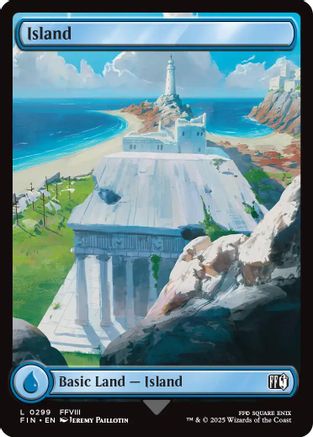 Island (0299) (FIN-299) - FINAL FANTASY Foil - Premium MTG Single from Wizards of the Coast - Just $0.08! Shop now at Game Crave Tournament Store