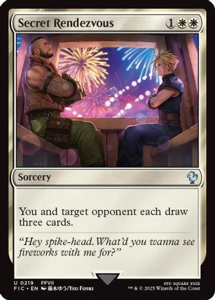 Secret Rendezvous (0219) (FIN-219) - FINAL FANTASY - Premium MTG Single from Wizards of the Coast - Just $1.10! Shop now at Game Crave Tournament Store