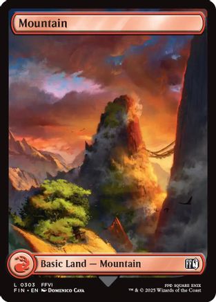 Mountain (0303) (FIN-303) - FINAL FANTASY - Premium MTG Single from Wizards of the Coast - Just $0.08! Shop now at Game Crave Tournament Store
