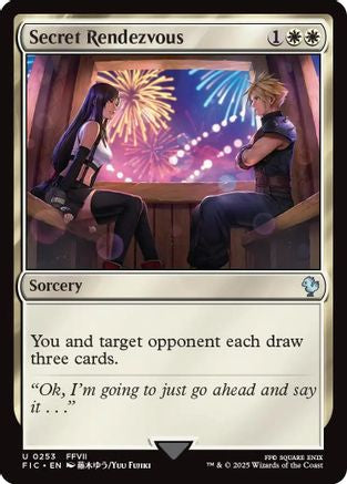 Secret Rendezvous (0253) (FIN-253) - FINAL FANTASY Foil - Premium MTG Single from Wizards of the Coast - Just $2.16! Shop now at Game Crave Tournament Store