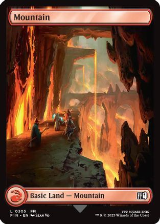 Mountain (0305) (FIN-305) - FINAL FANTASY Foil - Premium MTG Single from Wizards of the Coast - Just $0.08! Shop now at Game Crave Tournament Store