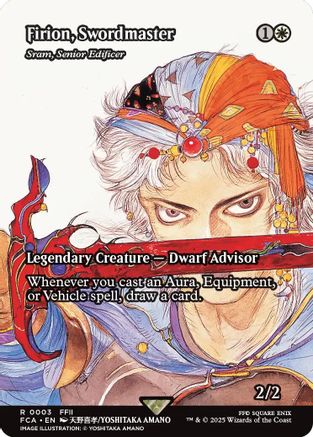 Firion, Swordmaster - Sram, Senior Edificer (Showcase) (FCA-003) - FINAL FANTASY: Through the Ages Foil - Premium MTG Single from Wizards of the Coast - Just $8.91! Shop now at Game Crave Tournament Store