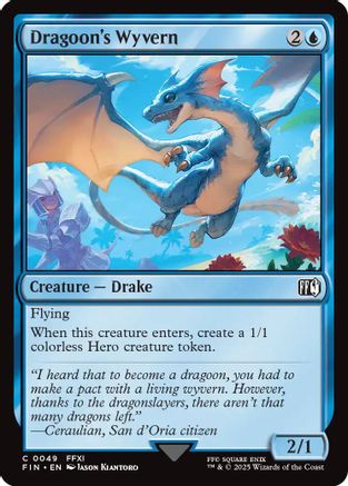 Dragoon's Wyvern (FIN-049) - FINAL FANTASY - Premium MTG Single from Wizards of the Coast - Just $0.08! Shop now at Game Crave Tournament Store