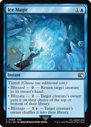 Ice Magic (FIN-056) - FINAL FANTASY Foil - Premium MTG Single from Wizards of the Coast - Just $0.09! Shop now at Game Crave Tournament Store