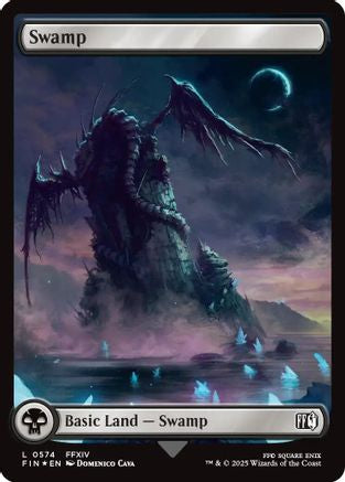 Swamp (0574) (Surge Foil) (FIN-574) - FINAL FANTASY Foil - Premium MTG Single from Wizards of the Coast - Just $1.09! Shop now at Game Crave Tournament Store
