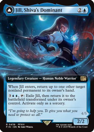 Jill, Shiva's Dominant (Extended Art) (FIN-438) - FINAL FANTASY - Premium MTG Single from Wizards of the Coast - Just $0.86! Shop now at Game Crave Tournament Store