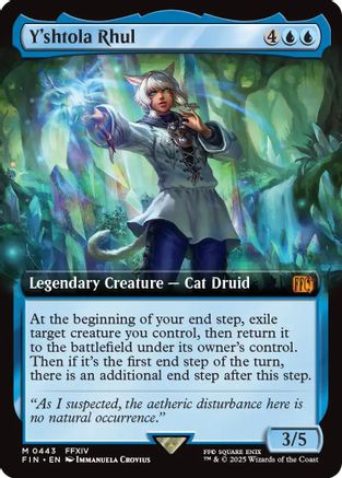 Y'shtola Rhul (Extended Art) (FIN-443) - FINAL FANTASY Foil - Premium MTG Single from Wizards of the Coast - Just $15.07! Shop now at Game Crave Tournament Store