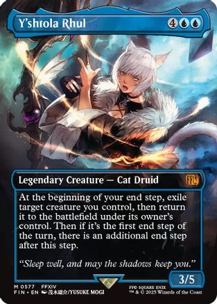 Y'shtola Rhul (Borderless) (FIN-577) - FINAL FANTASY Foil - Premium MTG Single from Wizards of the Coast - Just $12.17! Shop now at Game Crave Tournament Store